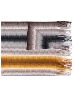 Missoni шарф с полосками вязки интарсия