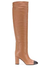 Stuart Weitzman сапоги Kimberly со вставкой на носке
