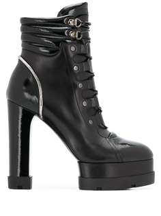 Casadei ботильоны с эффектом металлик