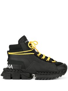 Dolce & Gabbana массивные кроссовки на ребристой подошве