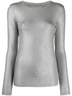 Majestic Filatures glitter-effect long sleeve top