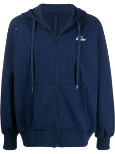 Ader Error logo embroidered oversized hoodie