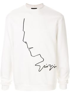 Giorgio Armani logo print sweatshirt