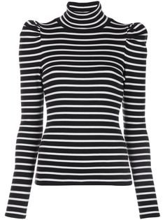 Veronica Beard Cedar striped turtleneck top