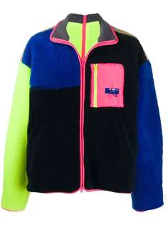 Ader Error textured colour block jacket