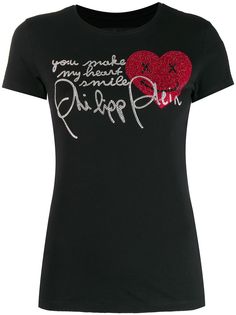 Philipp Plein футболка с круглым вырезом и логотипом