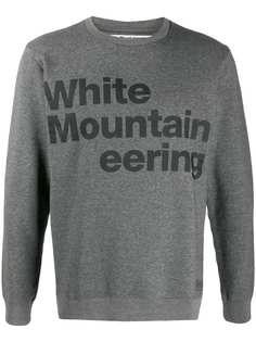 White Mountaineering logo print sweatshirt