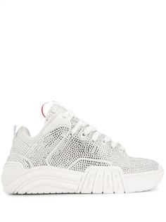 Gcds crystal-embellished platform trainers