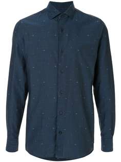 Ermenegildo Zegna letters print shirt
