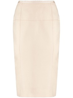 Nina Ricci Pre-Owned юбка с декоративной строчкой
