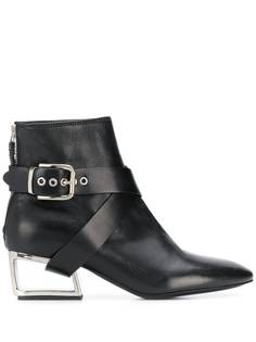 Premiata cut-out heel ankle boots