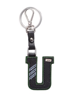 Prada брелок для ключей из кожи Saffiano