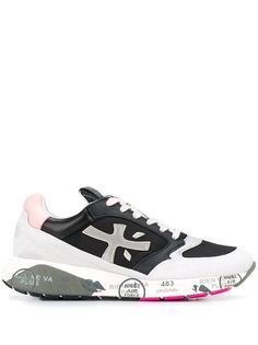 Premiata colour blocked low top sneakers