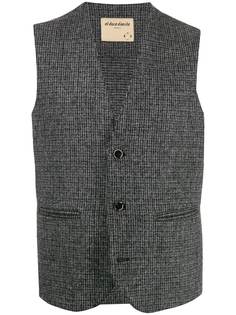 Al Duca D’Aosta 1902 houndstooth tweed waistcoat