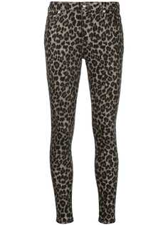 Veronica Beard leopard print skinny trousers