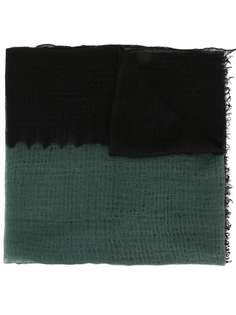 Suzusan two-tone cashmere scarf