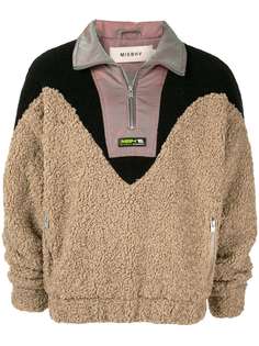 Misbhv zip up fleece sweater