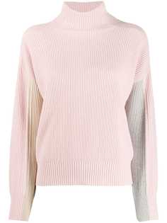 Sportmax ribbed colour-blocked jumper
