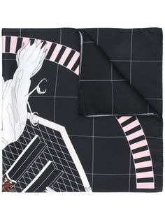 Cédric Charlier abstract-print scarf
