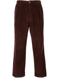 Haikure cropped corduroy chinos