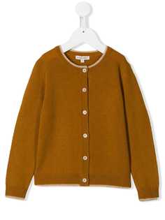 Caramel Hermione crew-neck cardigan