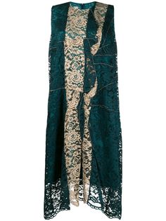 Antonio Marras asymmetric lace panel dress