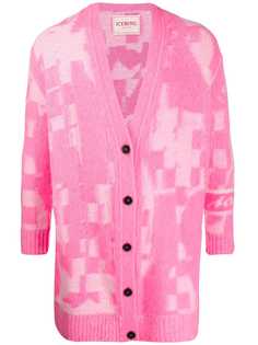 Iceberg geometric knit cardigan