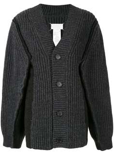 Maison Margiela exaggerated-sleeve button down cardigan