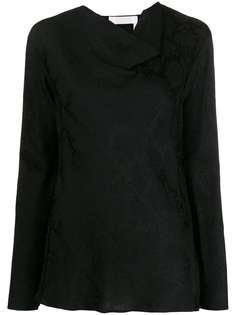 Chloé jacquard floral print blouse