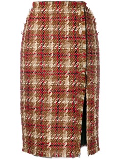 Versace tweed pencil skirt