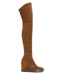 Casadei over-the-knee wedge boots