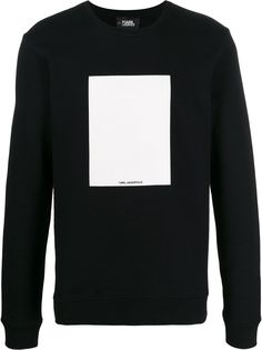 Karl Lagerfeld K/Ikonik patch sweatshirt