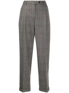 BRAG-WETTE glen plaid tailored trousers