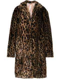 Nº21 oversized leopard print coat