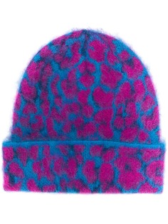 Golden Goose leopard print beanie