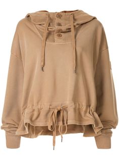 Nº21 drawstring hem hoodie