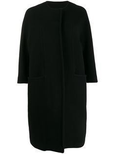 Gianluca Capannolo collarless cocoon coat