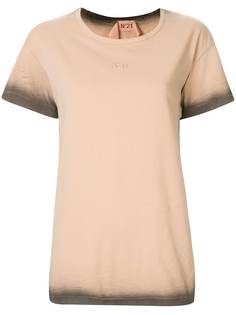 Nº21 ombré textured logo T-shirt