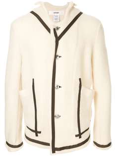 Sulvam faux-shearling buttoned jacket