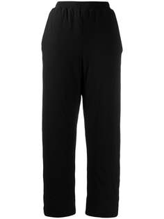 Mm6 Maison Margiela embroidered logo track trousers
