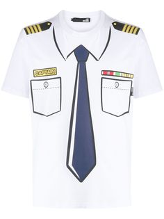 Love Moschino Captain print T-shirt
