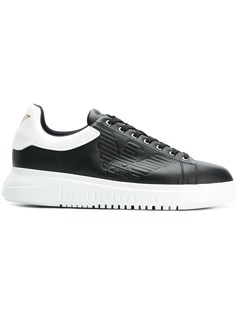 Emporio Armani кроссовки с тисненым логотипом