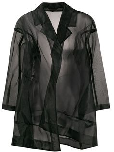 Comme Des Garçons Pre-Owned полупрозрачное пальто оверсайз 1997-го года