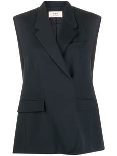 Ports 1961 wrap-style sleeveless jacket