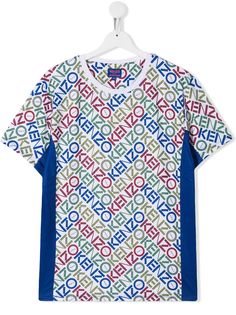 Kenzo Kids TEEN logo printed T-shirt