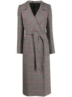 Tagliatore tie-waist mid-length coat