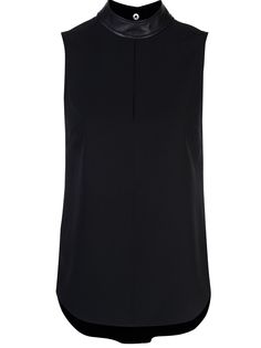 A.L.C. contrast collar blouse