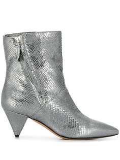 The Seller pointed metallic sheen boots