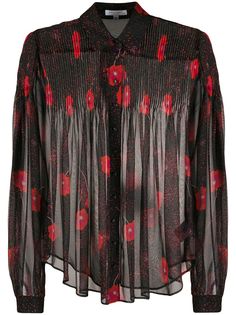 Equipment Jaslyn floral-print silk shirt