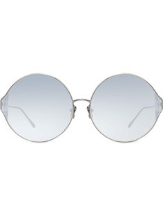 Linda Farrow солнцезащитные очки Carousel C7 в массивной круглой оправе